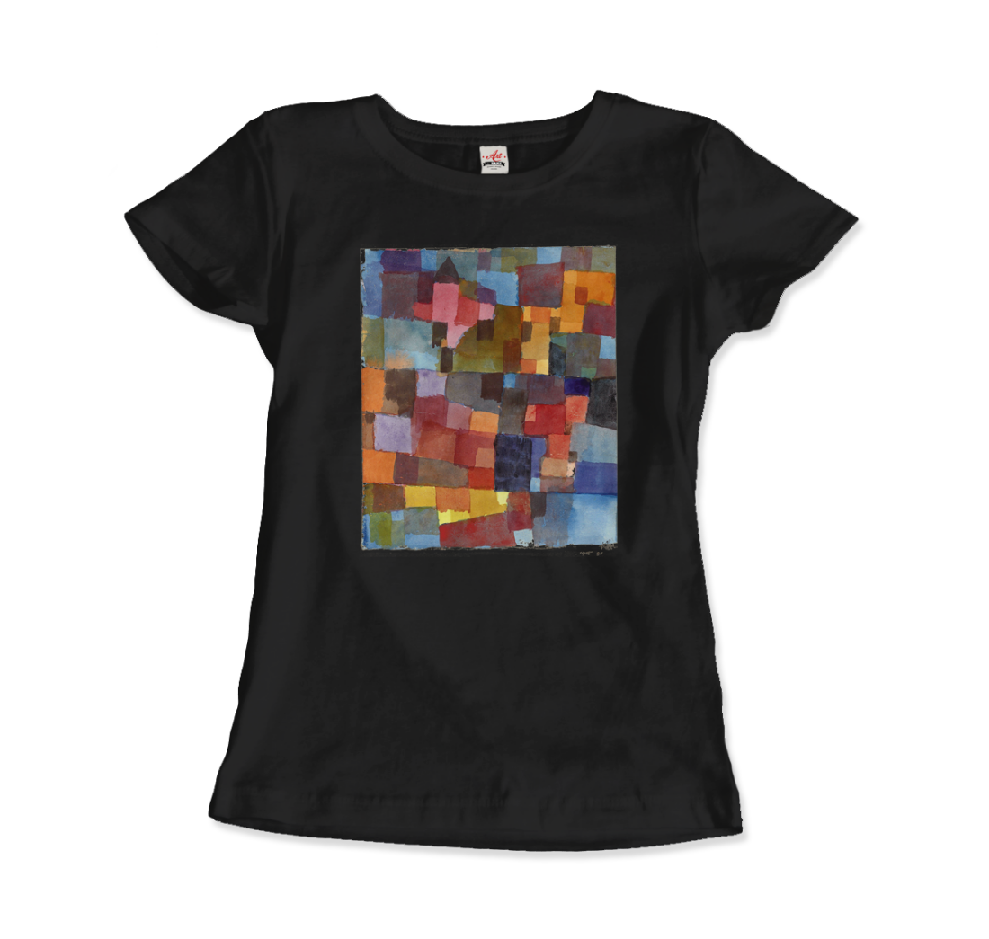 Paul Klee Raumarchitecturen (Auf Kalt-Warm) artwork t-shirt by Art-O-Rama Shop