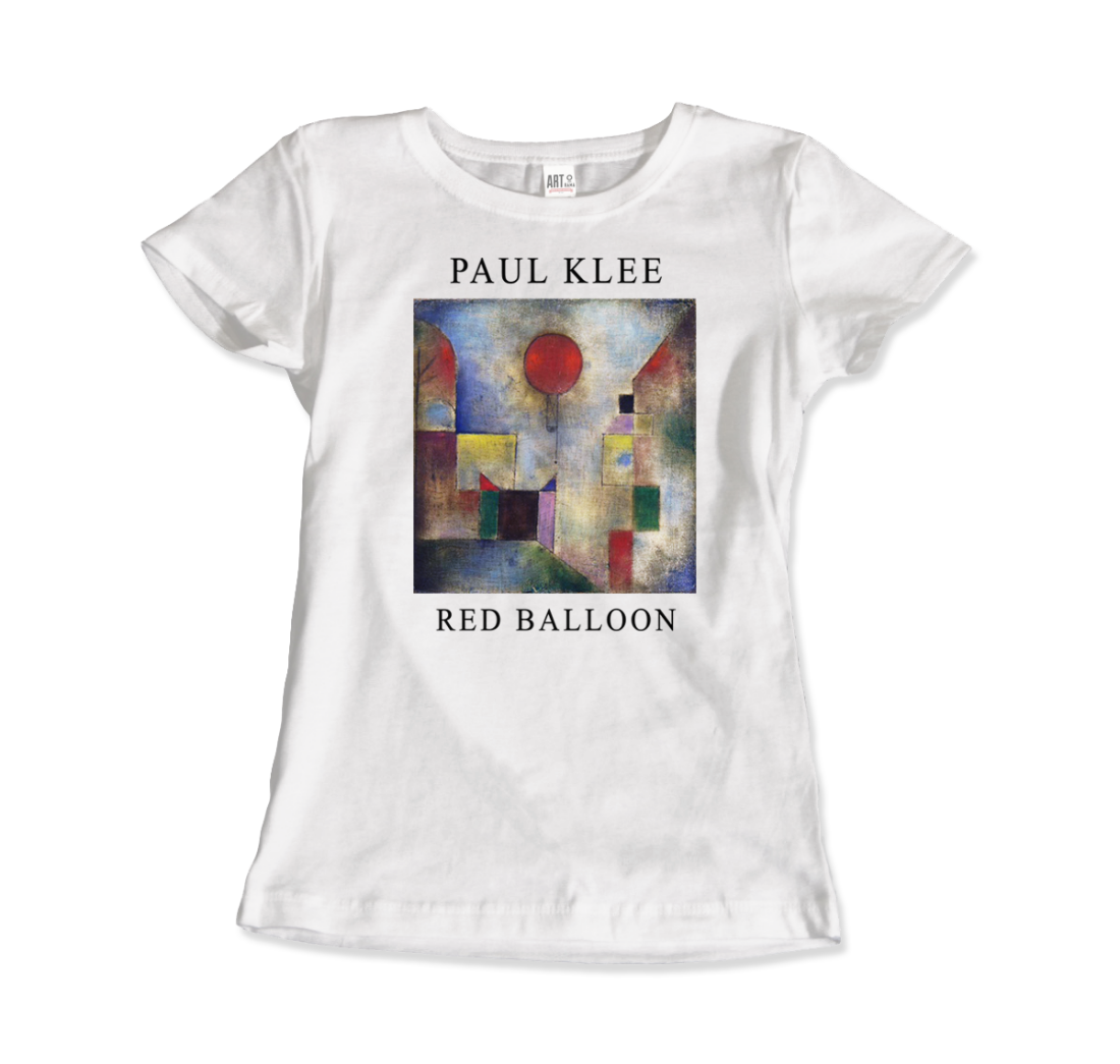 Paul Klee Red Balloon, 1922 artwork t-shirt by Art-O-Rama Shop