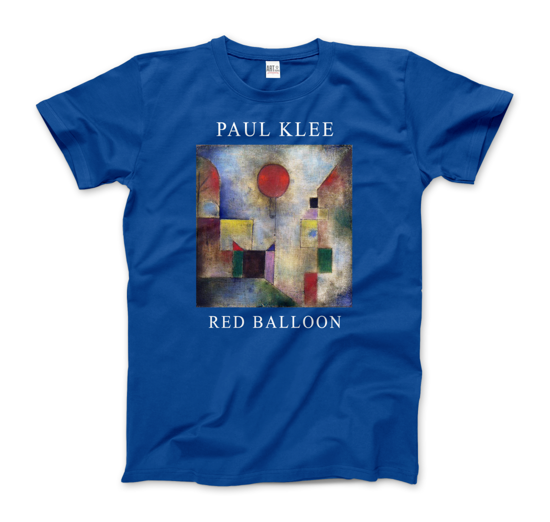 Paul Klee Red Balloon, 1922 artwork t-shirt by Art-O-Rama Shop