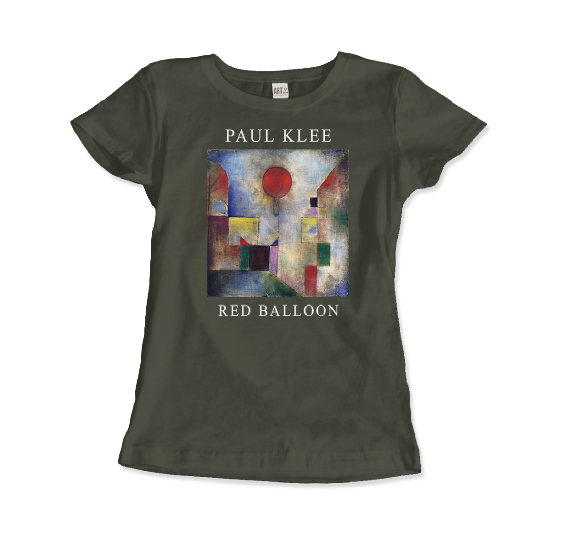 Paul Klee Red Balloon, 1922 artwork t-shirt by Art-O-Rama Shop