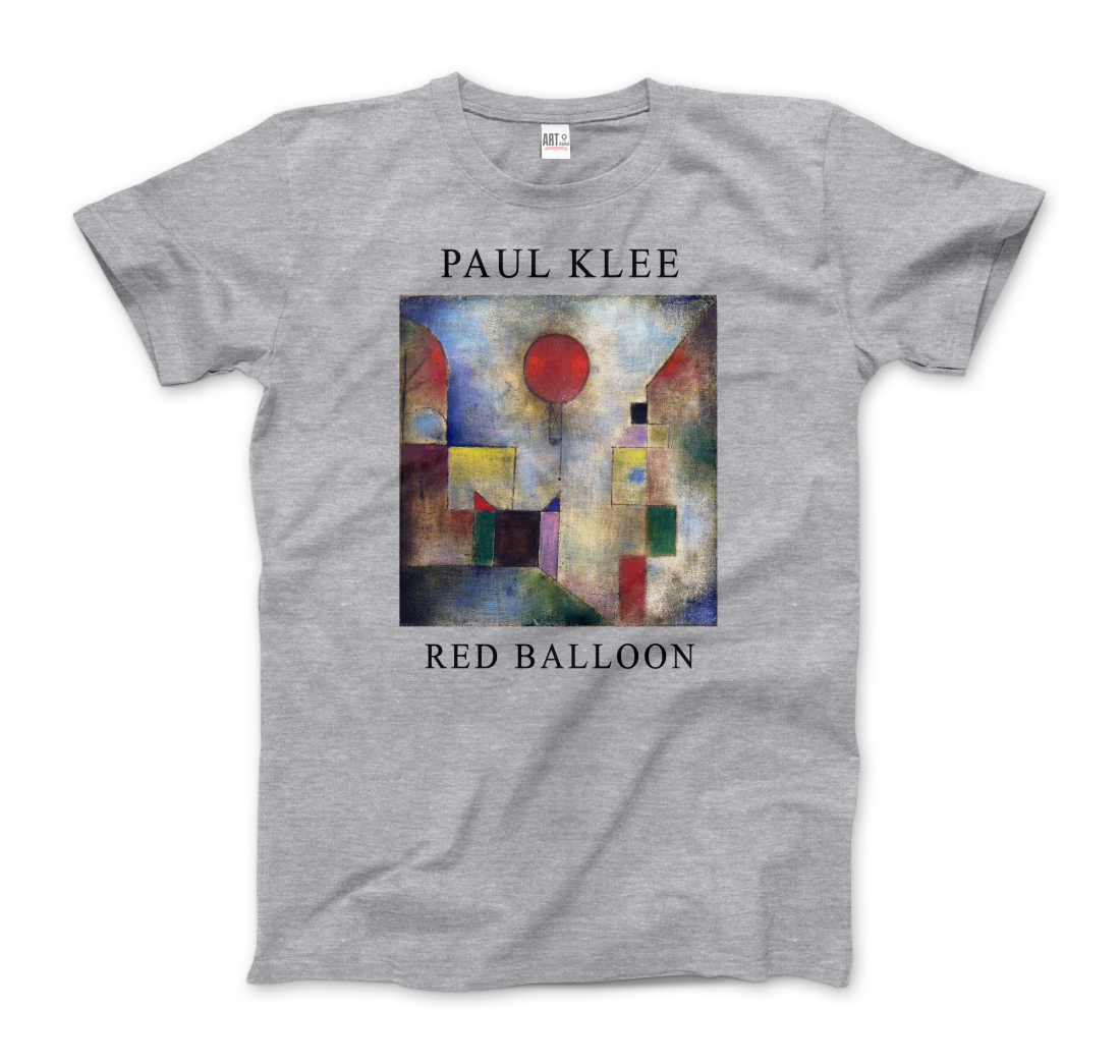 Paul Klee Red Balloon, 1922 artwork t-shirt by Art-O-Rama Shop