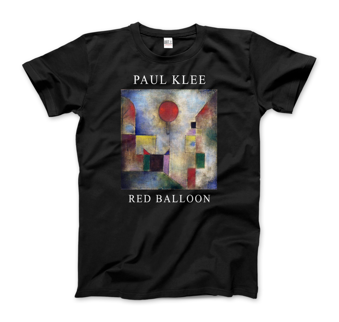 Paul Klee Red Balloon, 1922 artwork t-shirt by Art-O-Rama Shop