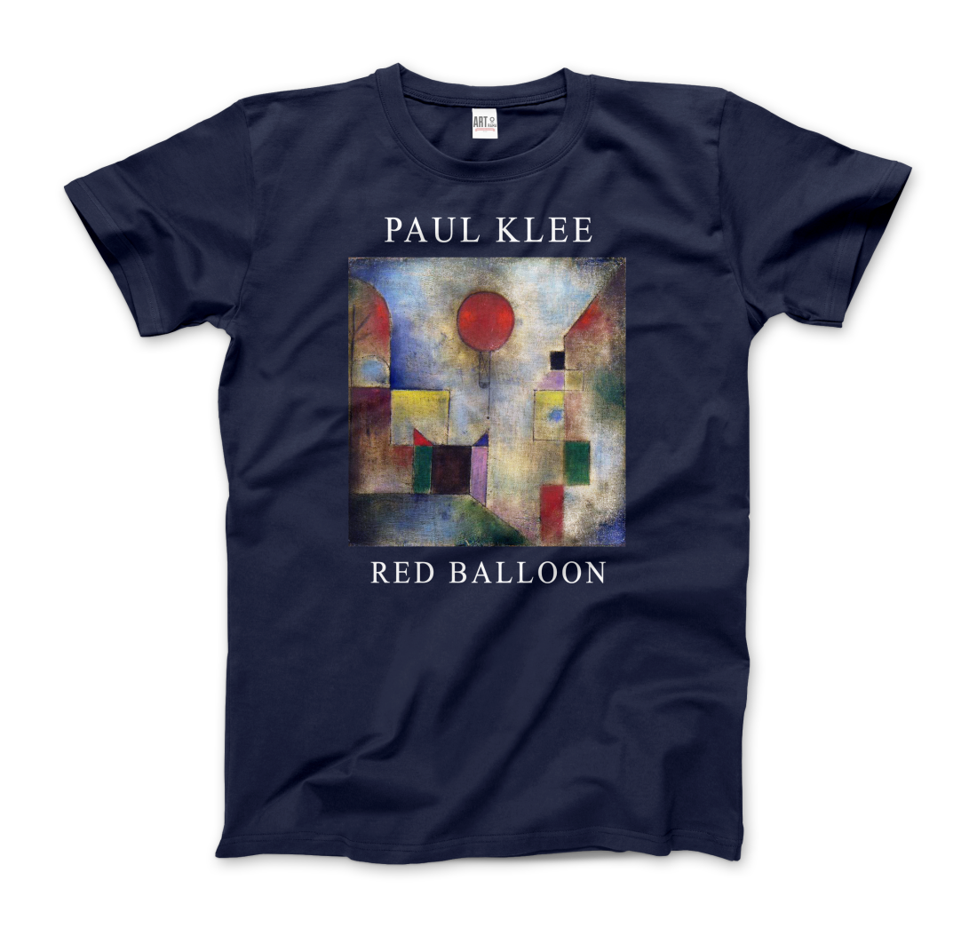 Paul Klee Red Balloon, 1922 artwork t-shirt by Art-O-Rama Shop
