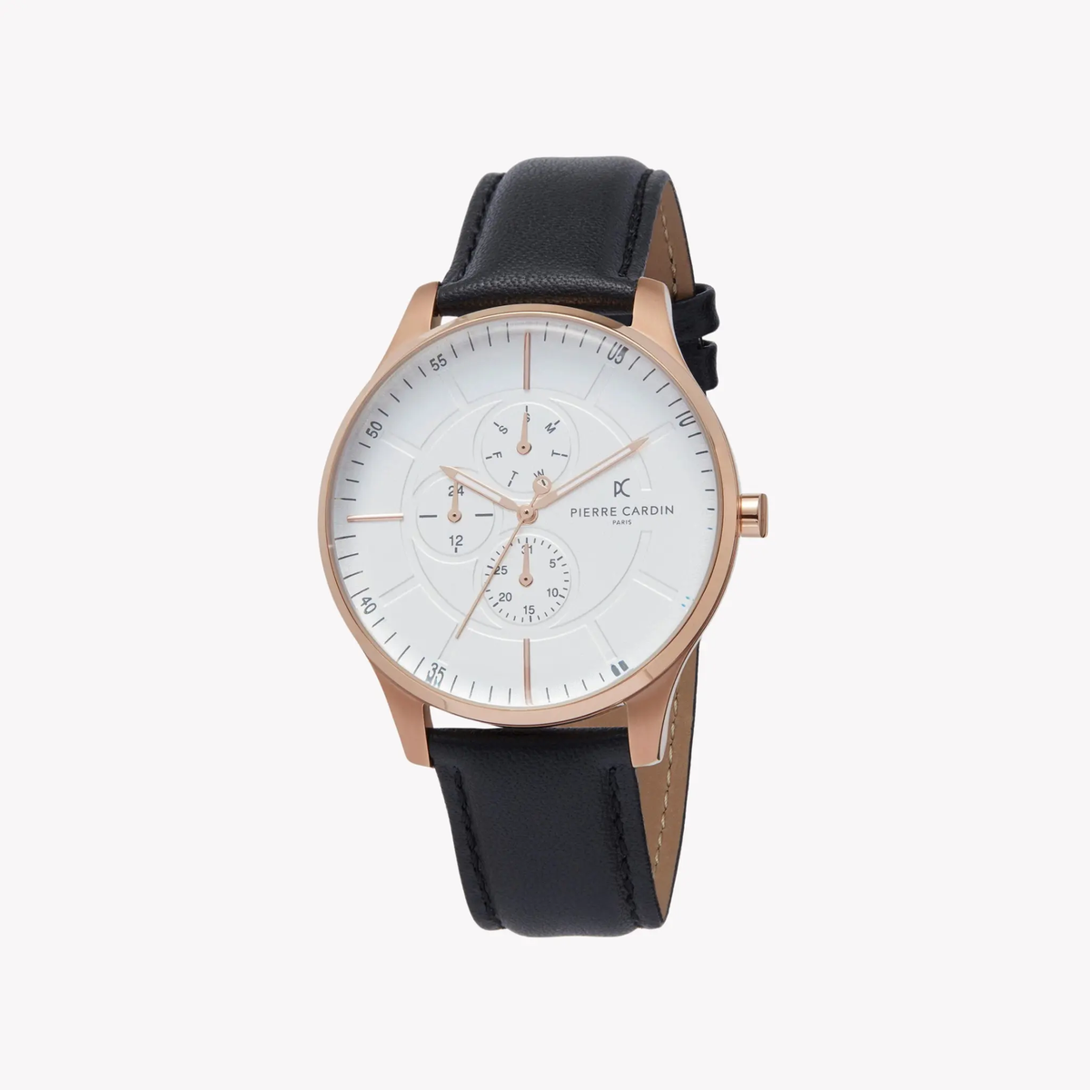 Pierre Cardin Men's Rose Gold Watch, White Dial | Pc902731f117 by PIERRE CARDIN
