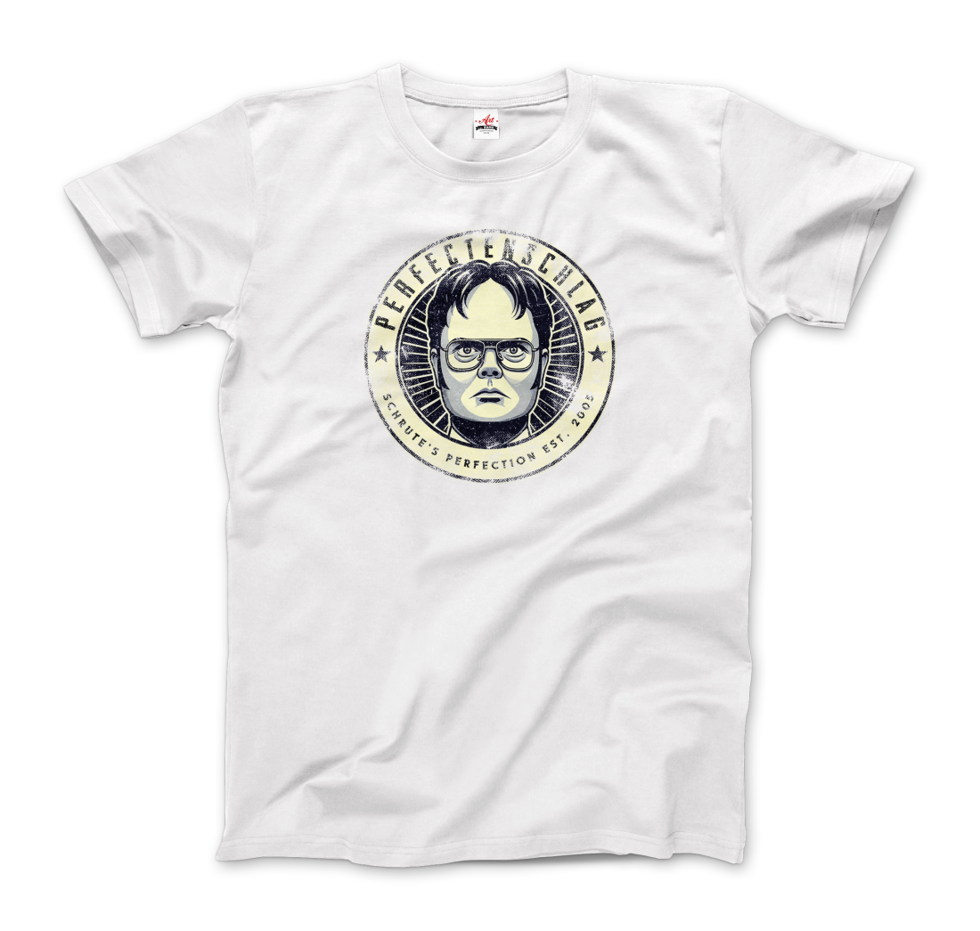 Perfectenschlag Schrute's Perfection Distressed t-shirt by Art-O-Rama Shop