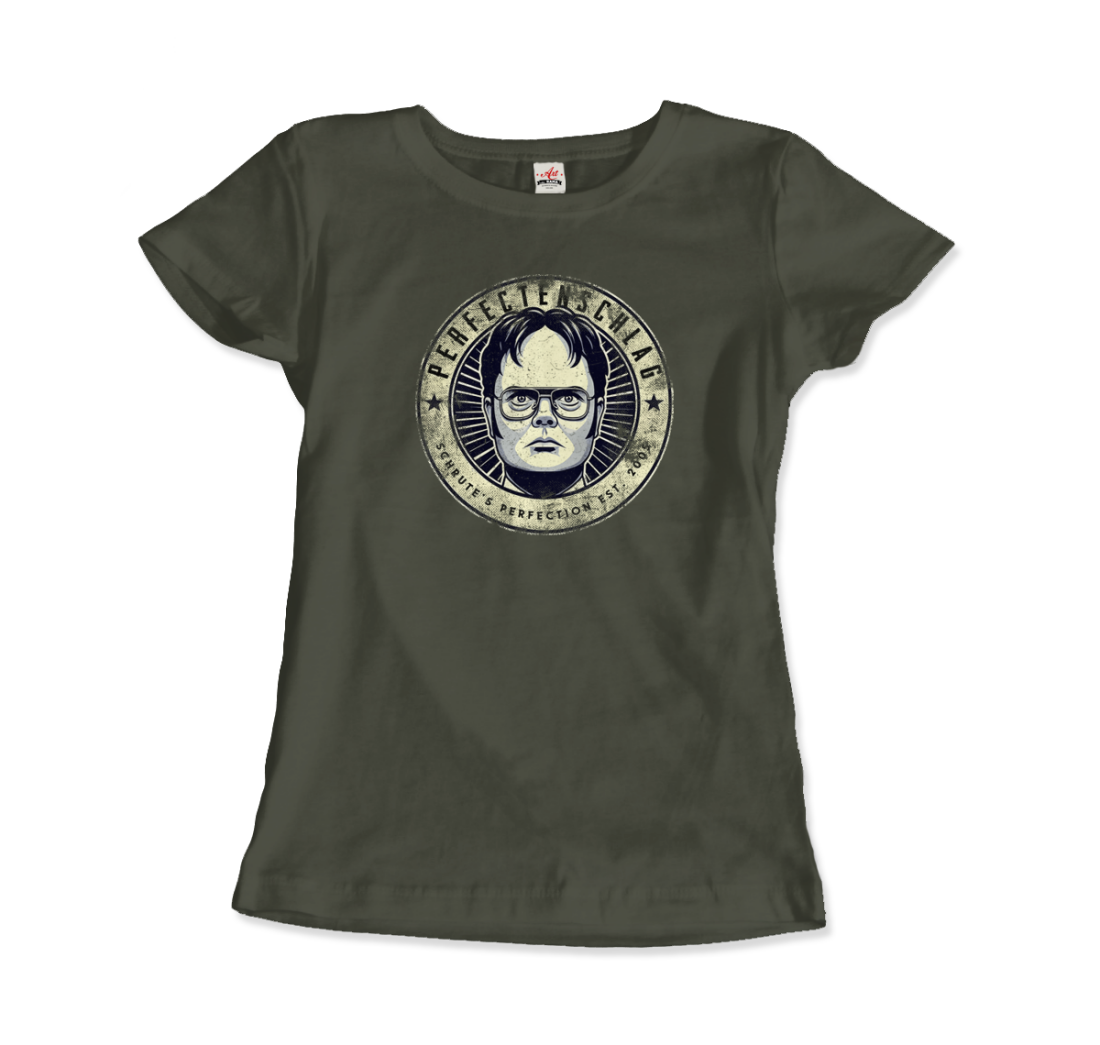 Perfectenschlag Schrute's Perfection Distressed t-shirt by Art-O-Rama Shop