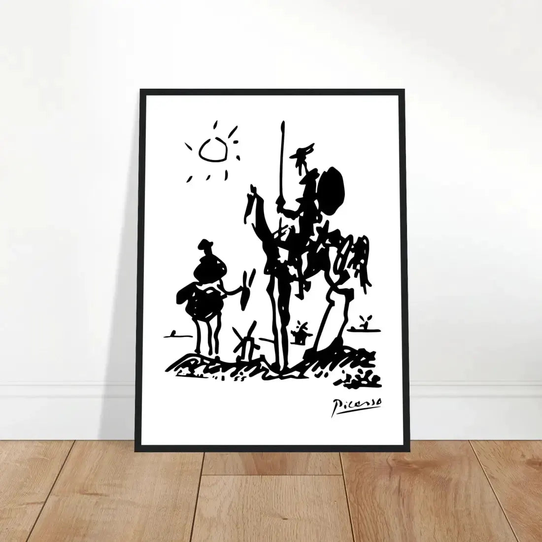 Picasso Don Quixote of La Mancha 1955 artwork poster by Art-O-Rama Shop