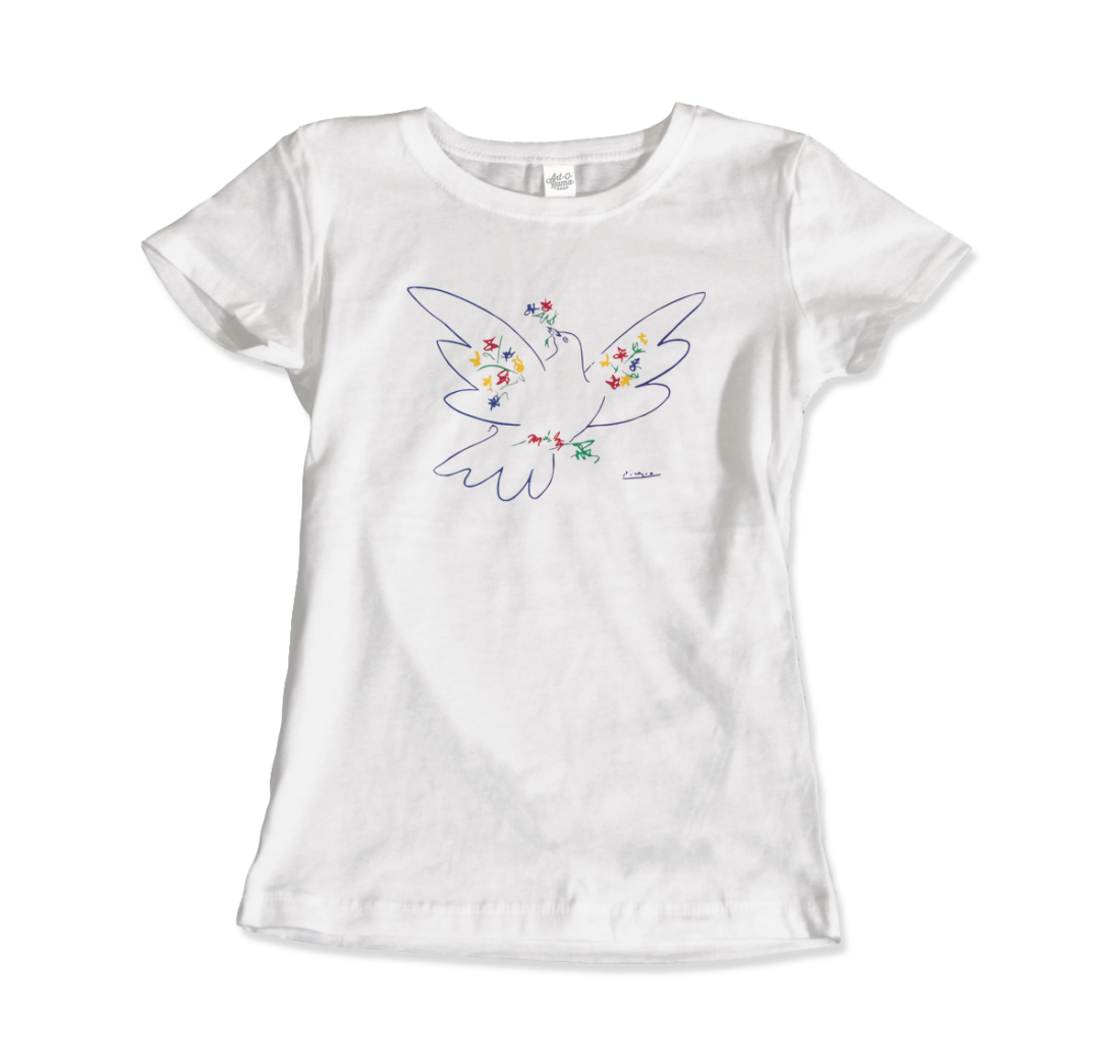 Picasso Dove of Peace artwork t-shirt by Art-O-Rama Shop
