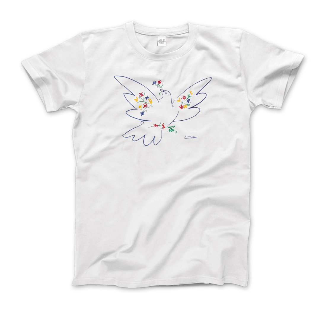 Picasso Dove of Peace artwork t-shirt by Art-O-Rama Shop