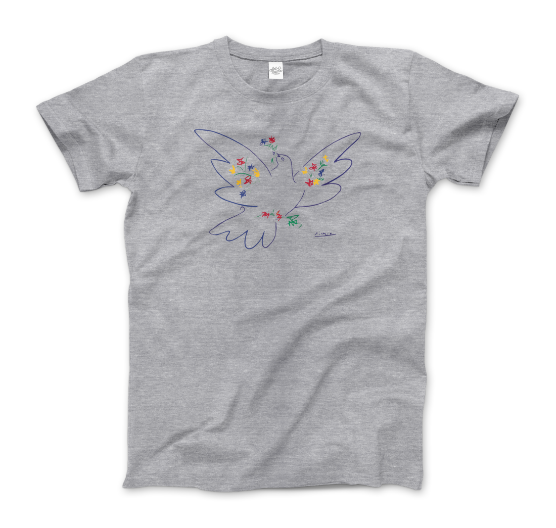 Picasso Dove of Peace artwork t-shirt by Art-O-Rama Shop