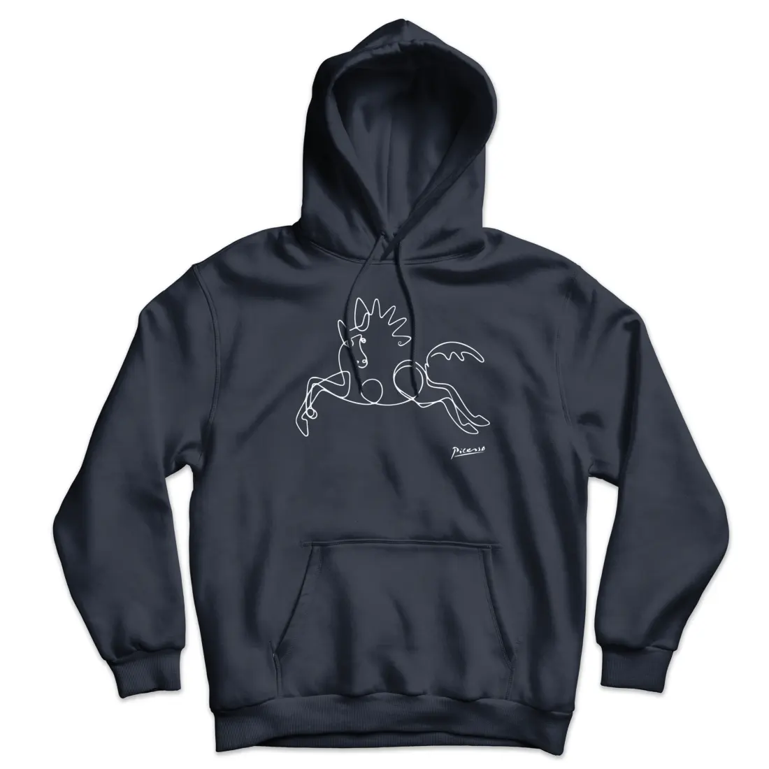 Picasso Horse Line Art Unisex Hoodie by Art-O-Rama Shop