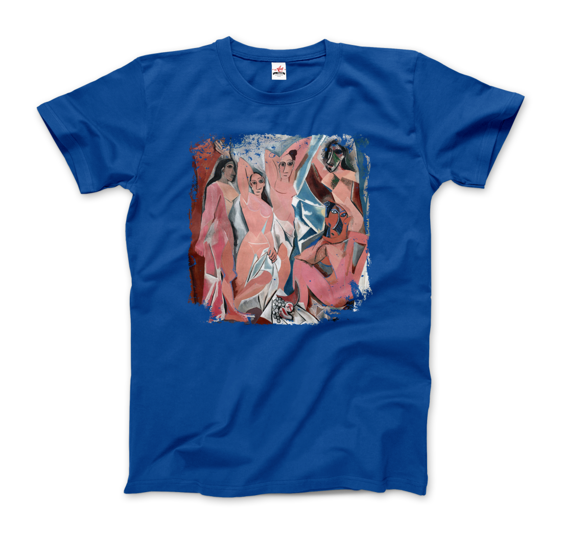 Picasso Les Demoiselles d'Avignon, 1907 artwork t-shirt by Art-O-Rama Shop
