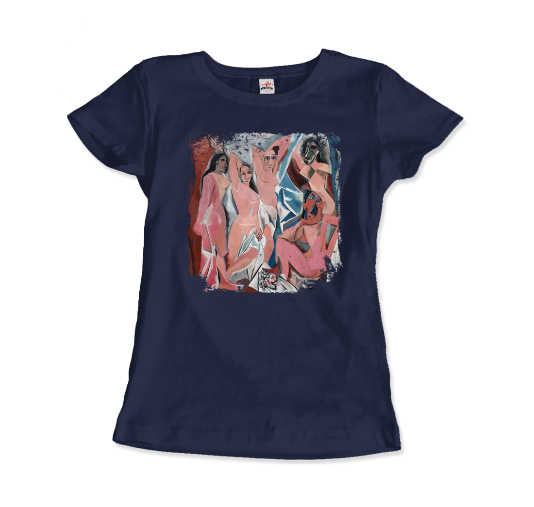 Picasso Les Demoiselles d'Avignon, 1907 artwork t-shirt by Art-O-Rama Shop