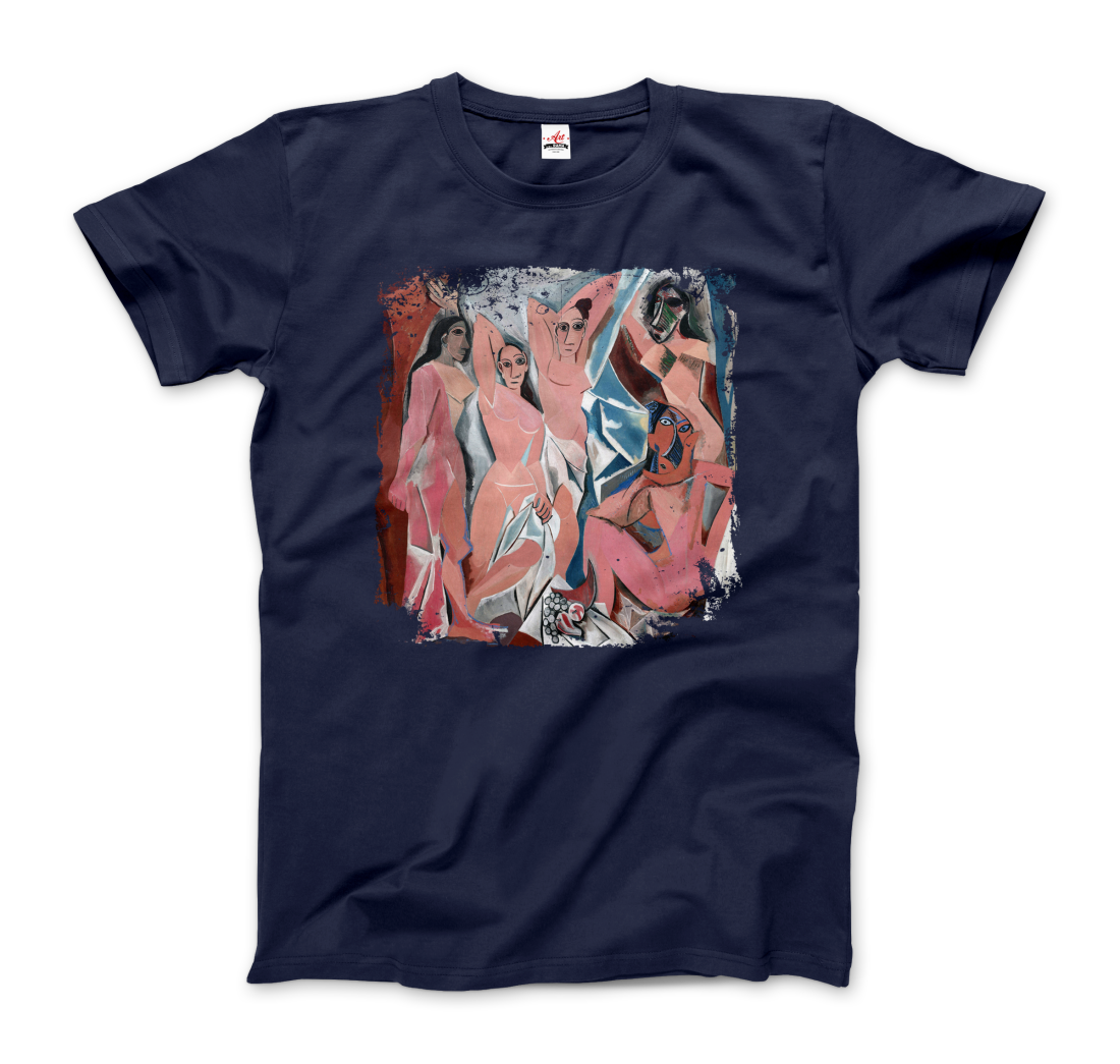 Picasso Les Demoiselles d'Avignon, 1907 artwork t-shirt by Art-O-Rama Shop