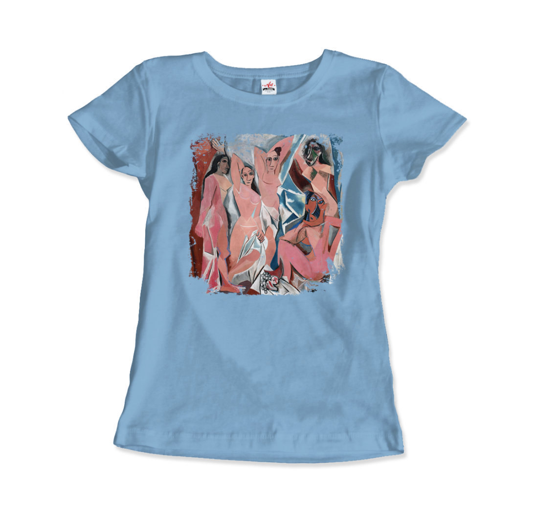 Picasso Les Demoiselles d'Avignon, 1907 artwork t-shirt by Art-O-Rama Shop