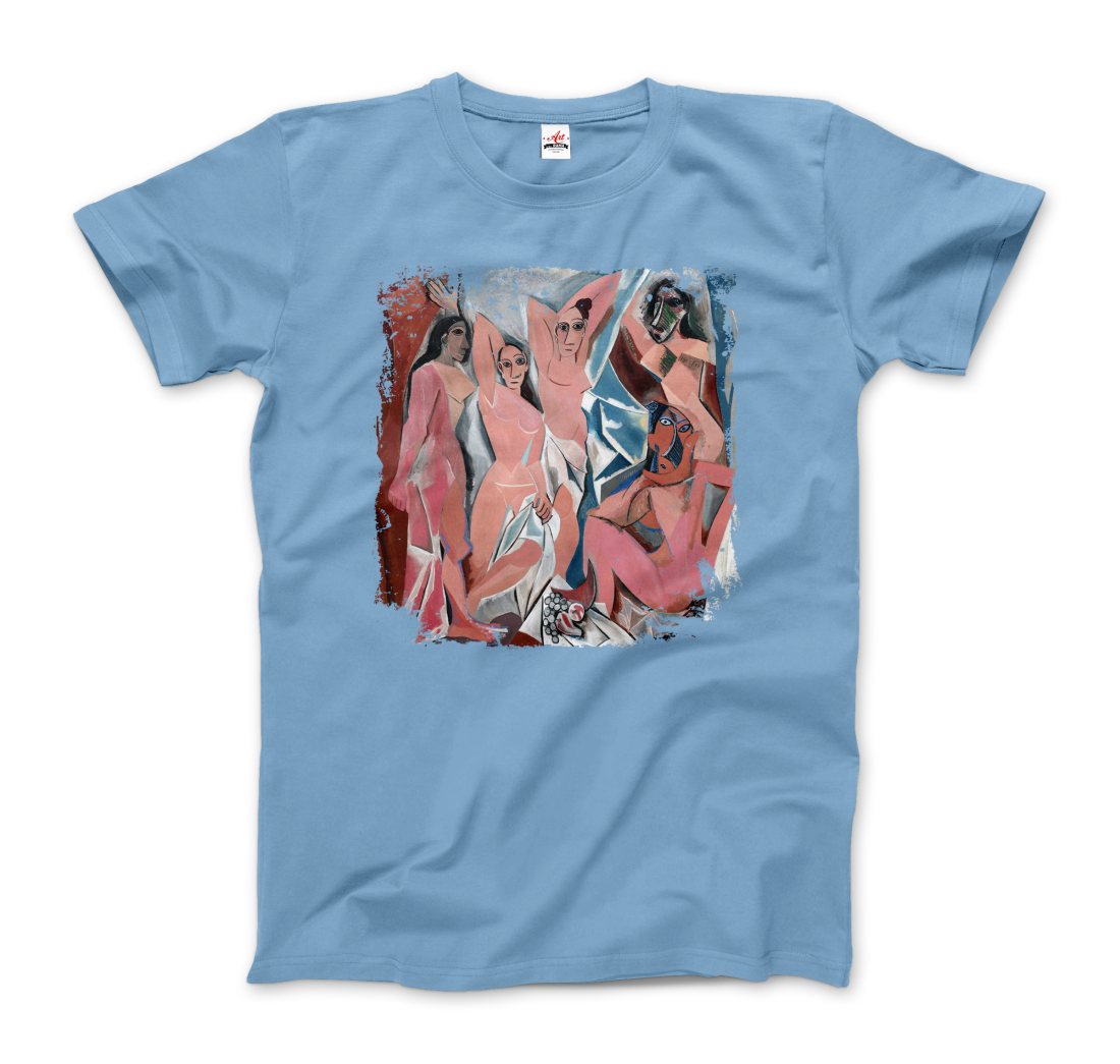 Picasso Les Demoiselles d'Avignon, 1907 artwork t-shirt by Art-O-Rama Shop