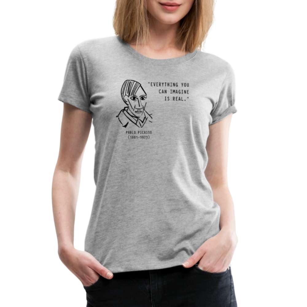 Picasso Self-Portrait t-shirt – 'Everything You Can Imagine is Real' by Art-O-Rama Shop