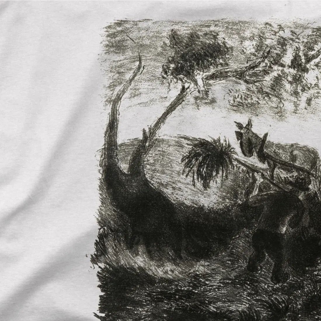 Pollock Haymaking 1947 artwork t-shirt by Art-O-Rama Shop