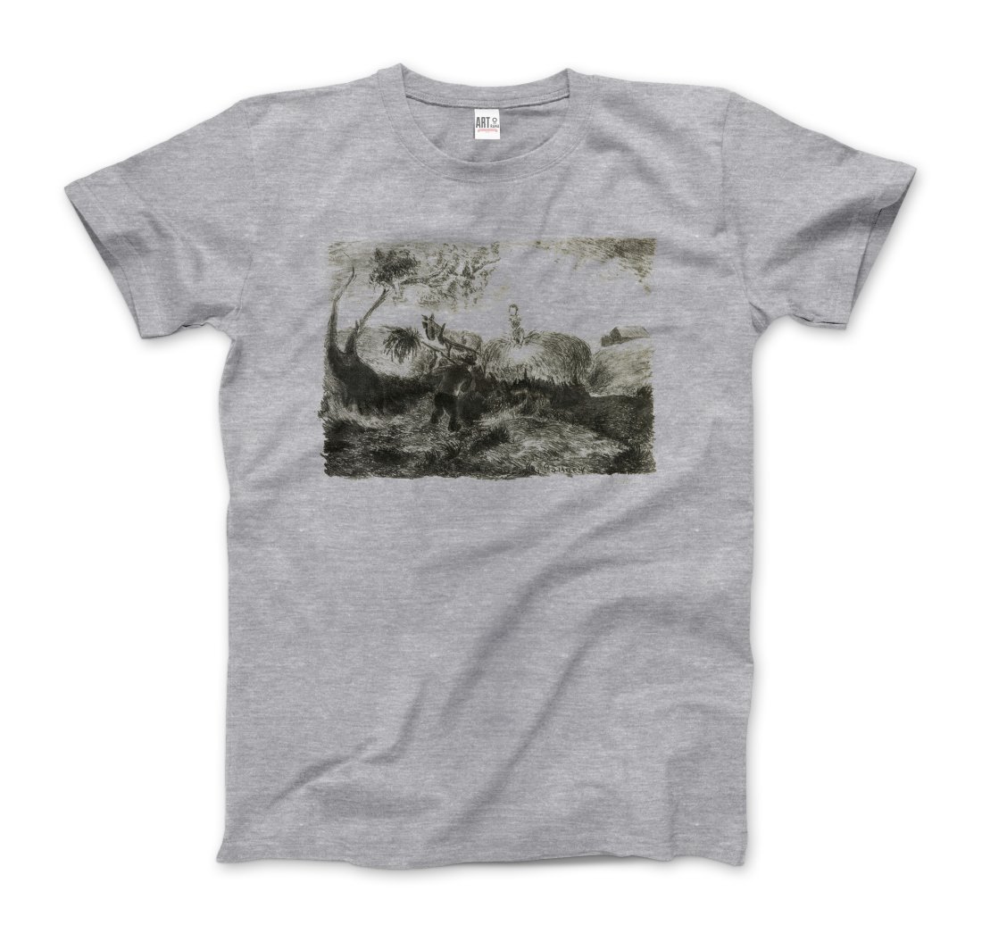 Pollock Haymaking 1947 artwork t-shirt by Art-O-Rama Shop