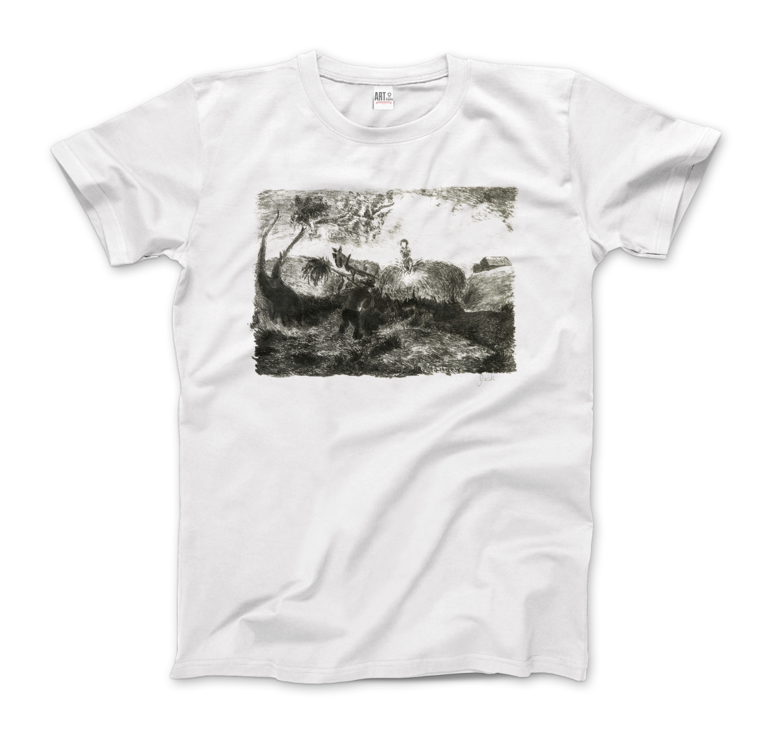 Pollock Haymaking 1947 artwork t-shirt by Art-O-Rama Shop