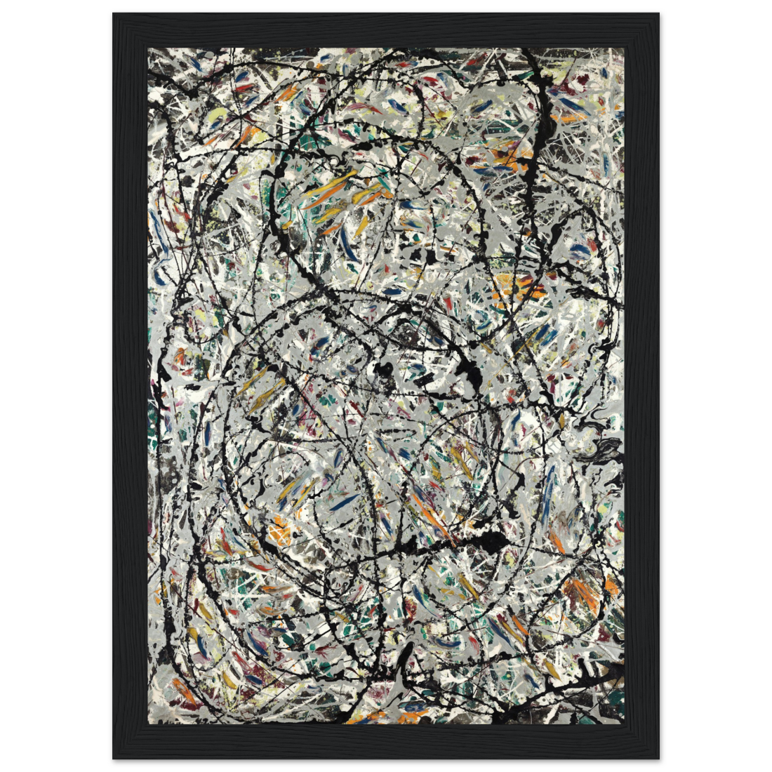 Pollock Watery Paths 1947 artwork poster by Art-O-Rama Shop
