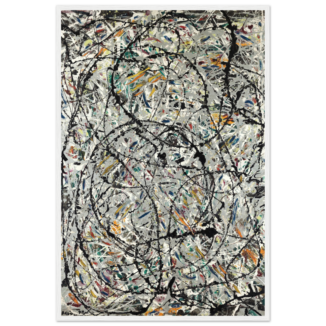 Pollock Watery Paths 1947 artwork poster by Art-O-Rama Shop