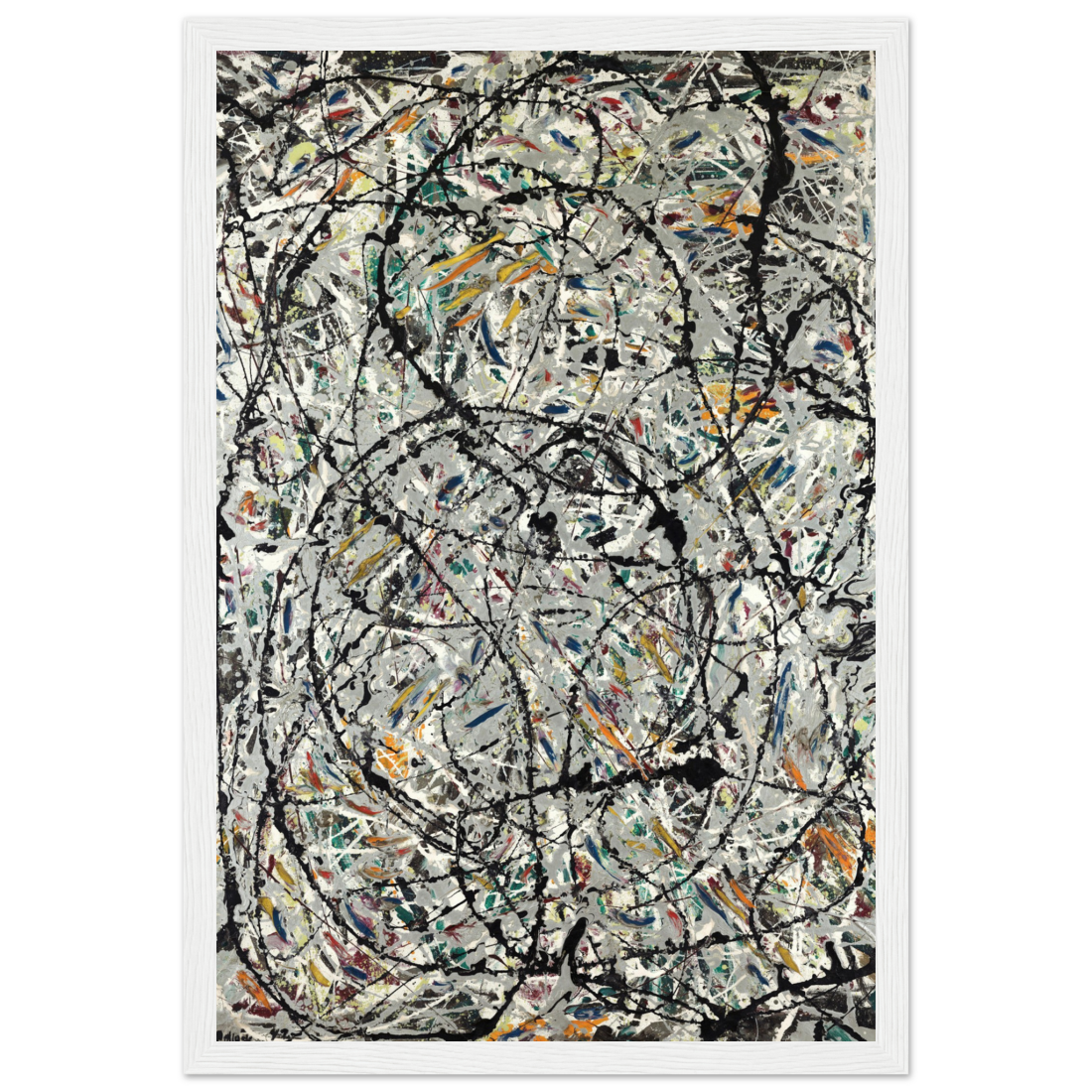 Pollock Watery Paths 1947 artwork poster by Art-O-Rama Shop