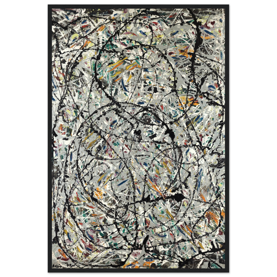 Pollock Watery Paths 1947 artwork poster by Art-O-Rama Shop