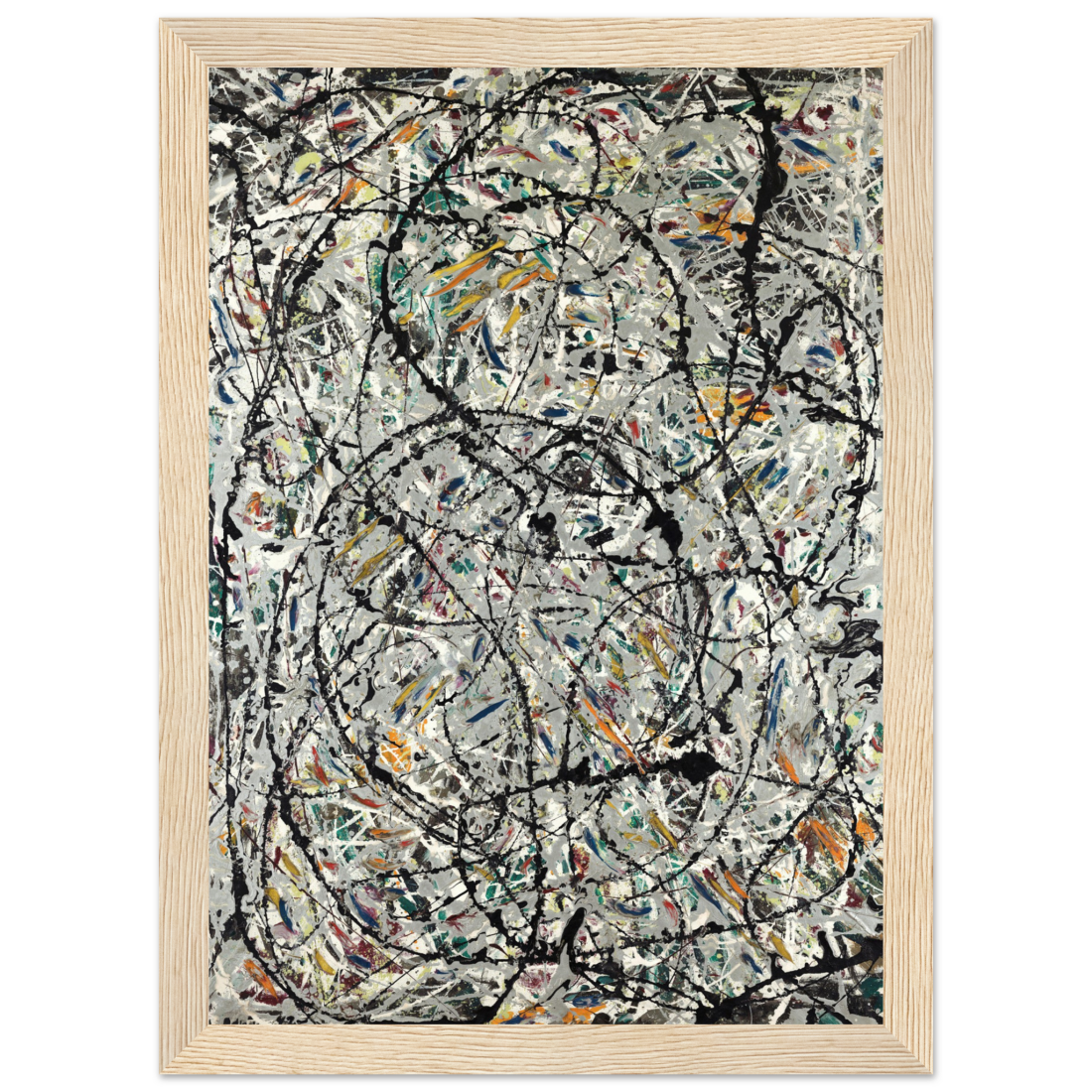 Pollock Watery Paths 1947 artwork poster by Art-O-Rama Shop