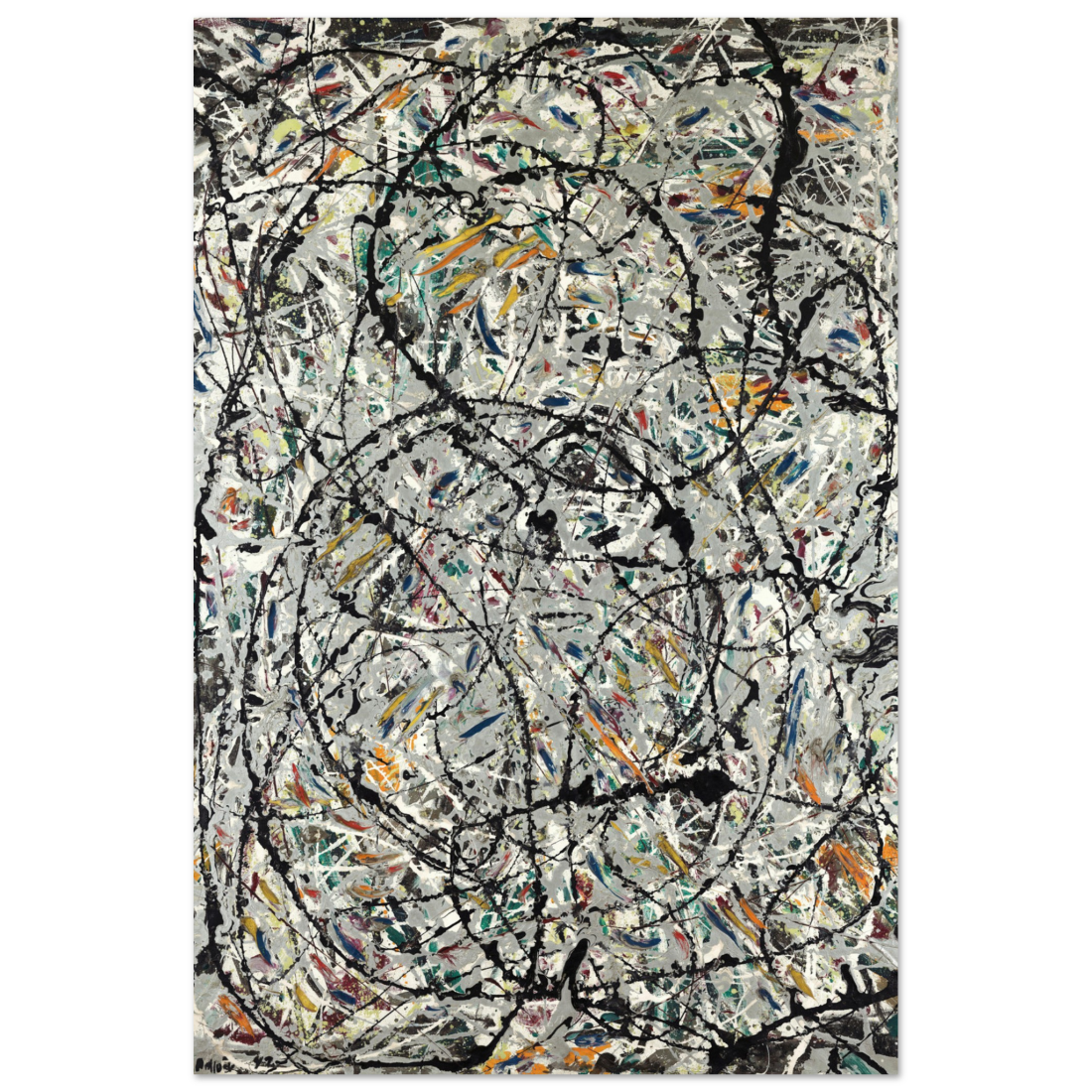 Pollock Watery Paths 1947 artwork poster by Art-O-Rama Shop