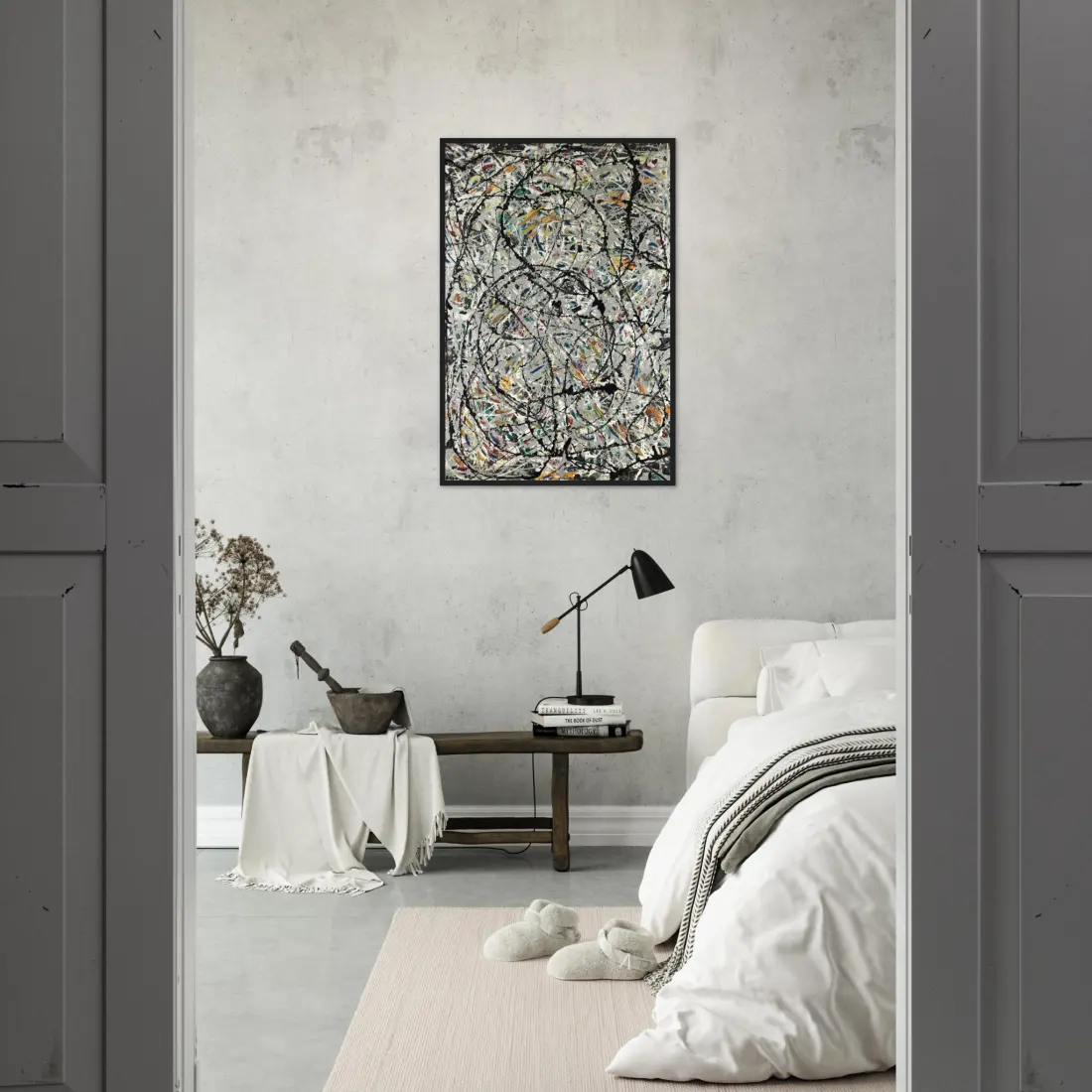 Pollock Watery Paths 1947 artwork poster by Art-O-Rama Shop