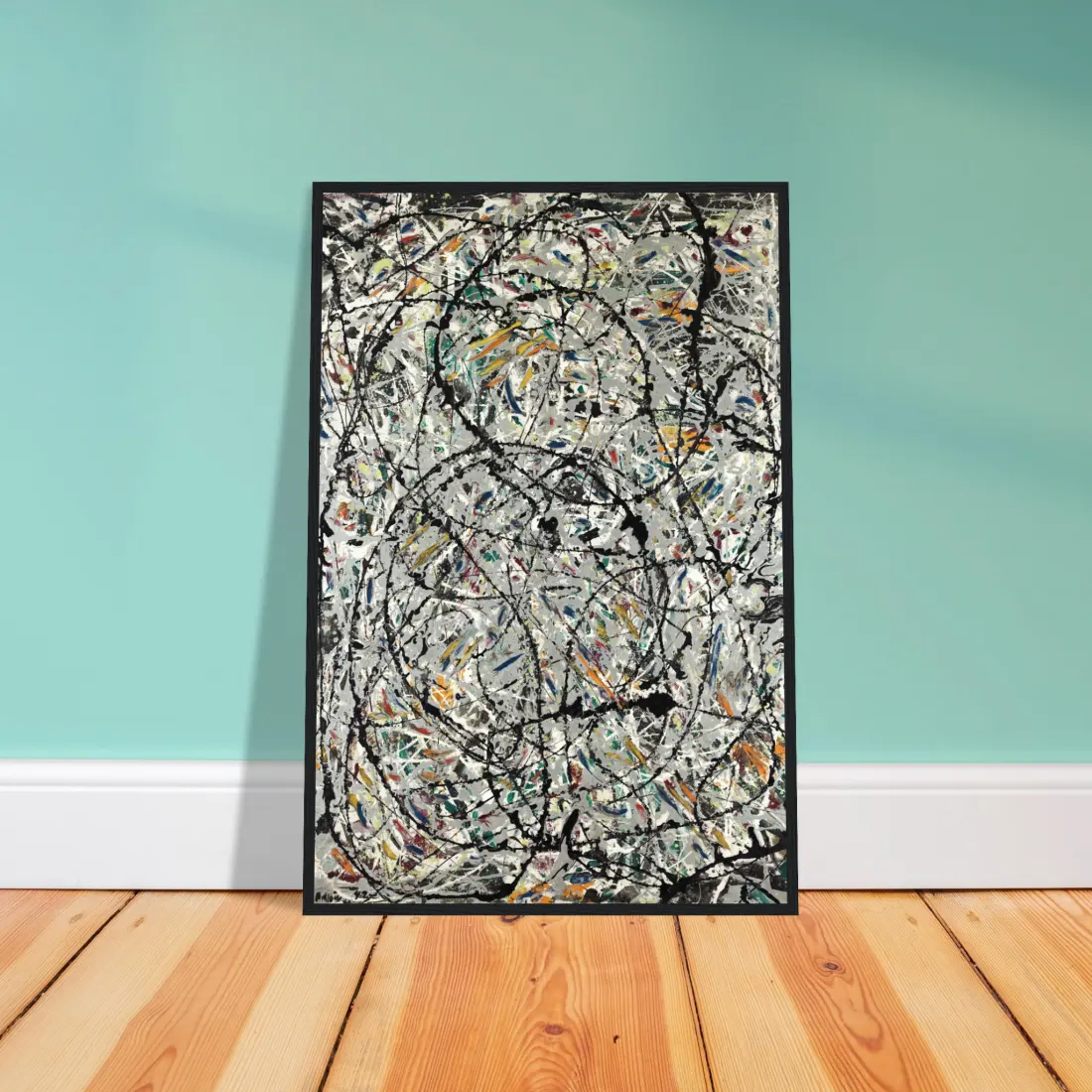 Pollock Watery Paths 1947 artwork poster by Art-O-Rama Shop