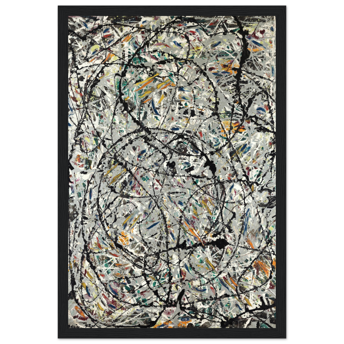 Pollock Watery Paths 1947 artwork poster by Art-O-Rama Shop