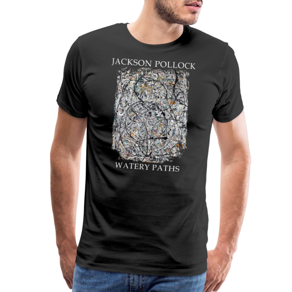 Pollock Watery Paths 1947 artwork t-shirt by Art-O-Rama Shop