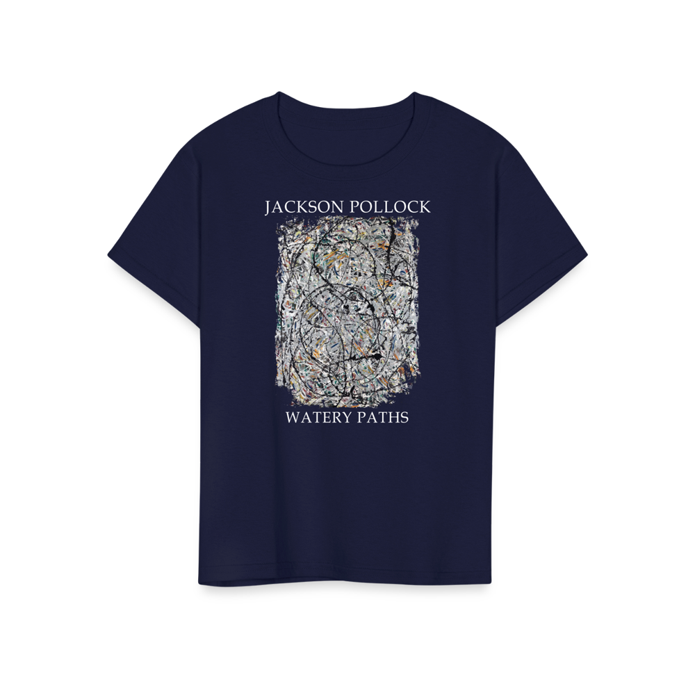 Pollock Watery Paths 1947 artwork t-shirt by Art-O-Rama Shop