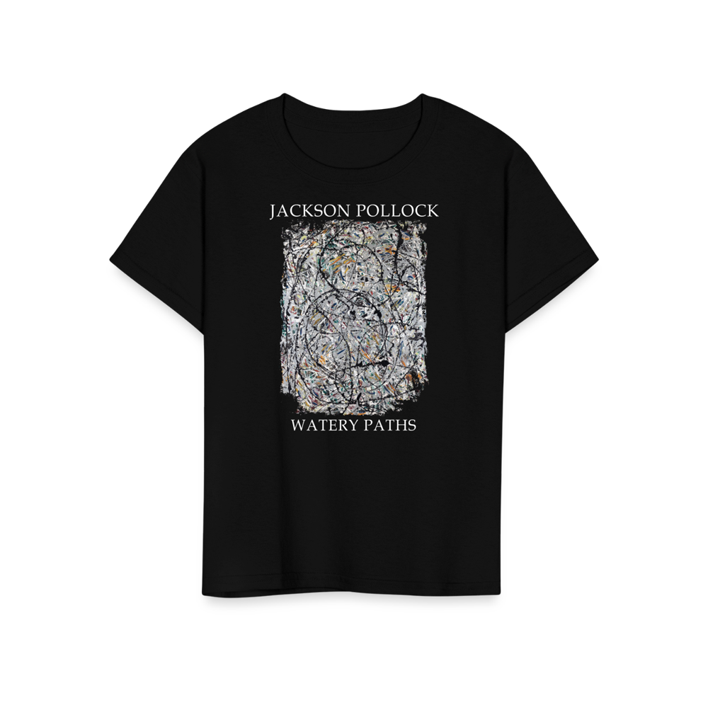 Pollock Watery Paths 1947 artwork t-shirt by Art-O-Rama Shop