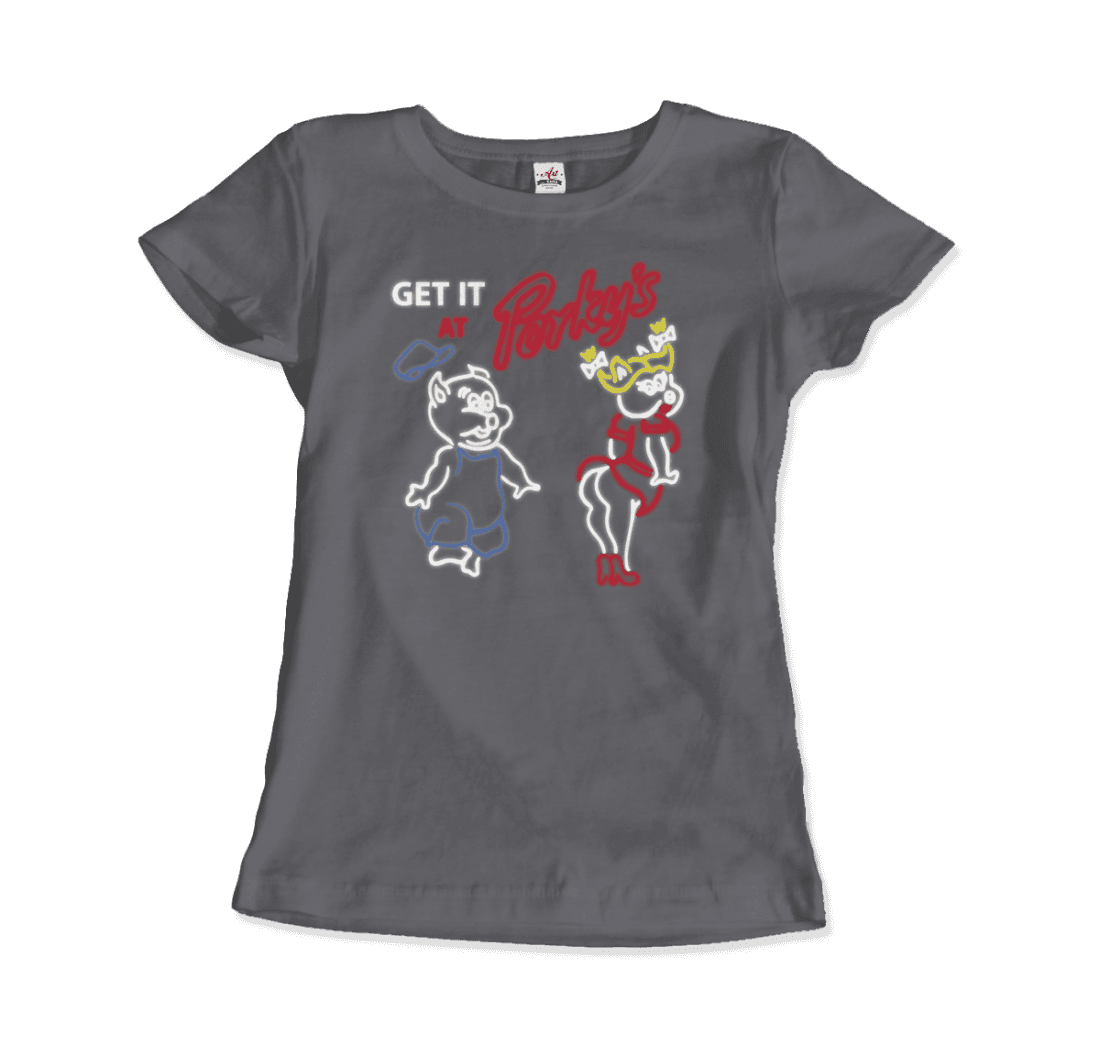 Porky's Strip Club Neon Logo t-shirt by Art-O-Rama Shop