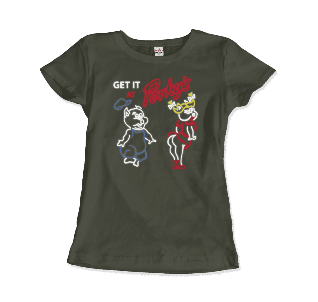 Porky's Strip Club Neon Logo t-shirt by Art-O-Rama Shop