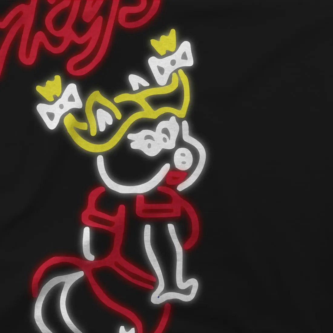 Porky's Strip Club Neon Logo t-shirt by Art-O-Rama Shop