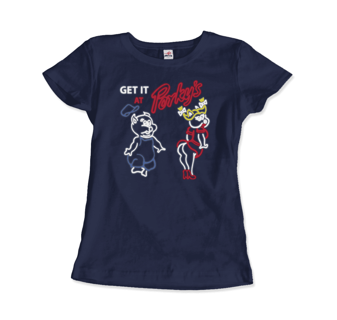 Porky's Strip Club Neon Logo t-shirt by Art-O-Rama Shop