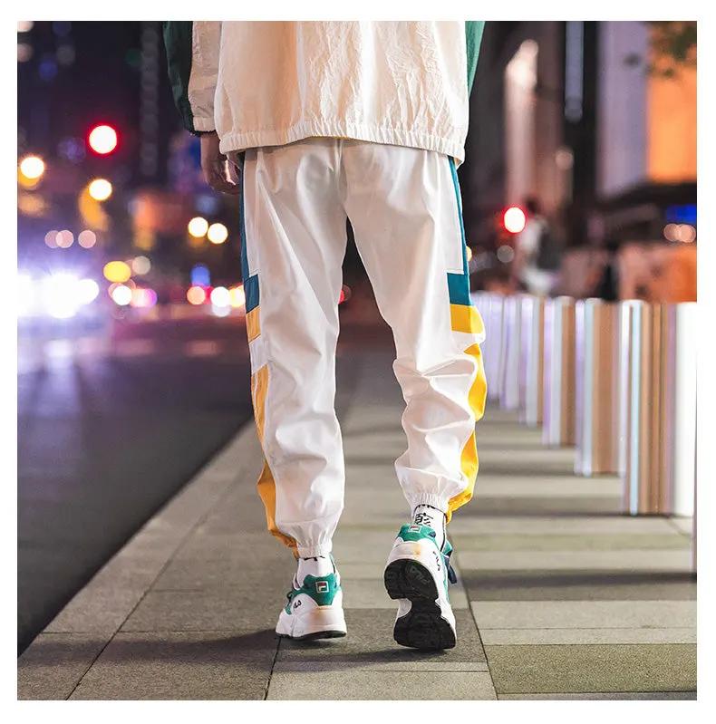 Sweatpants Men Casual Striped Pants Loose Track Pants Streetwear by Vimost Shop
