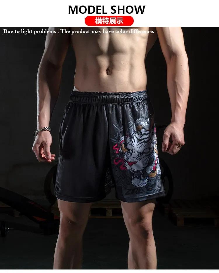 Men Fashion Summer Beach Causal Fitness 3d Print Shorts Brand Clothing Loose Fashion Mens Pattern Funny Trousers by Vimost Shop
