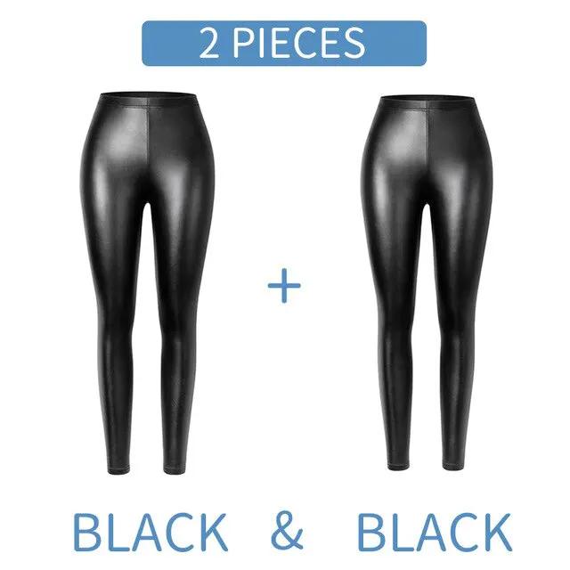 PU Faux Leather Legging Sexy Thin Black Women Leggings New Fashion Stretchy Fitness Casual Pants Warm Waterproof Skinny Push Up by Vimost Shop