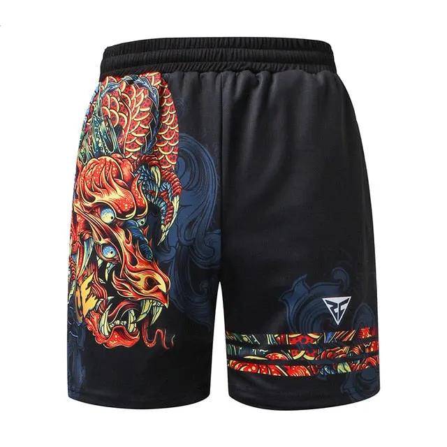 Men Fashion Summer Beach Causal Fitness 3d Print Shorts Brand Clothing Loose Fashion Mens Pattern Funny Trousers by Vimost Shop