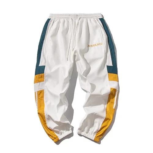 Sweatpants Men Casual Striped Pants Loose Track Pants Streetwear by Vimost Shop