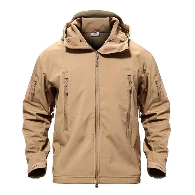 Army Camouflage Airsoft Jacket Men Military Tactical Jacket Winter Waterproof Softshell Jacket Windbreaker Hunt Clothes by Vimost Shop