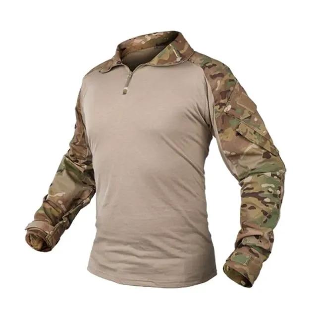 Ghillie Suit Combat G3 Tactical Shirt Hunting Airsoft Clothes Military Camouflage Multicam Black 3101 by Vimost Shop