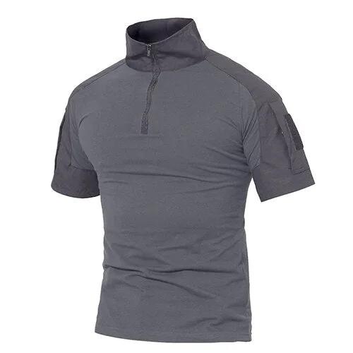 Men Summer T Shirts Airsoft Army Tactical T Shirt Short Sleeve Military Camouflage Cotton Tee Shirts Paintball Clothing by Vimost Shop