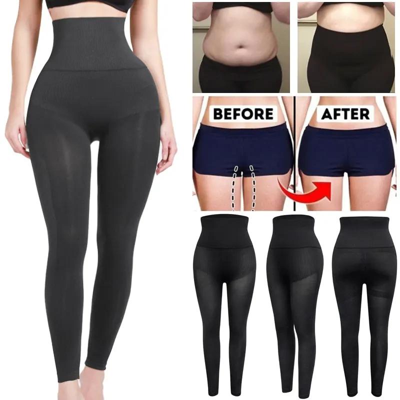Leg Shapewear Panty Shapers High Waist Tummy Control Panties Anti Cellulite Body Shaper Thigh Slimmer Women Compression Leggings by Vimost Shop