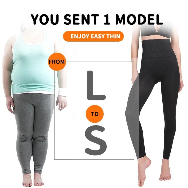 Leg Shapewear Panty Shapers High Waist Tummy Control Panties Anti Cellulite Body Shaper Thigh Slimmer Women Compression Leggings by Vimost Shop